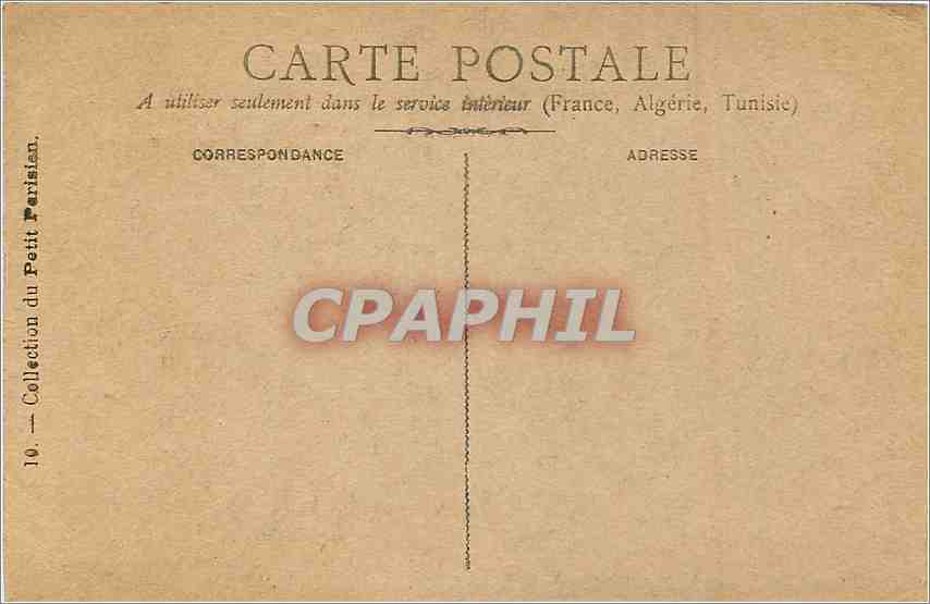 CPA L'Eventail Louis XV  — Rückseite