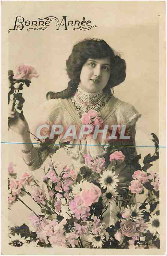 Femme avec roses — BORRE ANNÉE — Photo BORRE ANNÉE