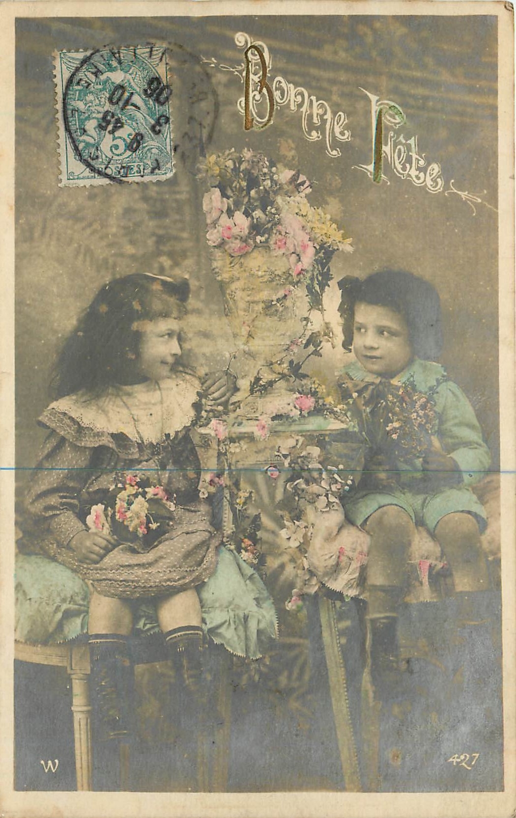 CPA Bonne Fete Enfants
