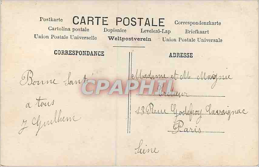 CPA En vous donnant ces fleurs je voudrais exprime Enfant — Rückseite