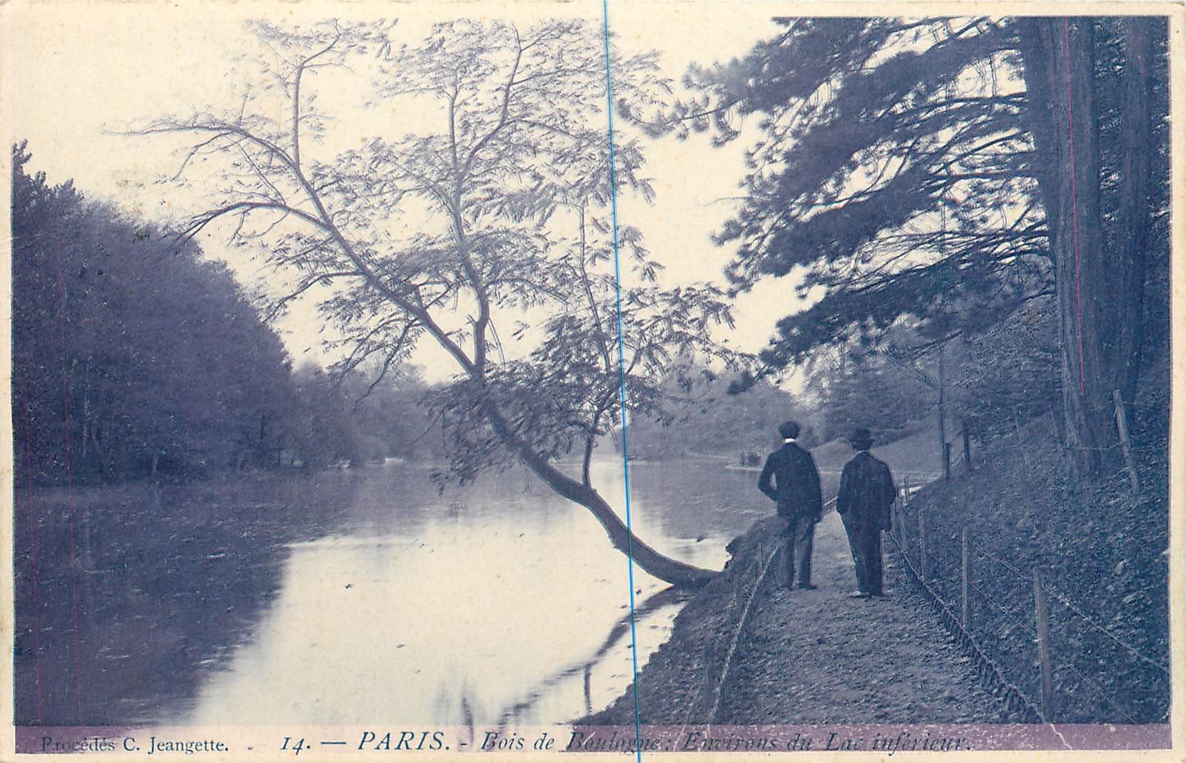 CPA Paris Bois de Boulogne Environs du Lac inferieur