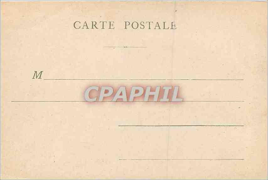CPA Paris Le Palais de Justice  — Rückseite