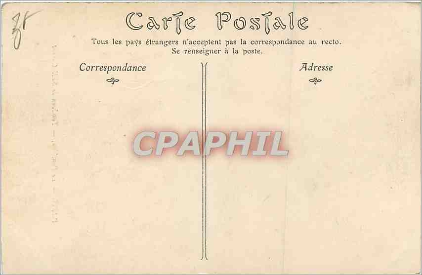 CPA Paris Le Pantheon Tombeau de Sadi Carnot  — Rückseite