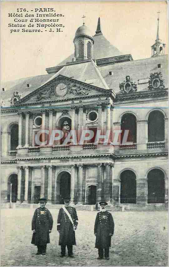 CPA Paris Hotel des Invalides Cour d'Honneur 