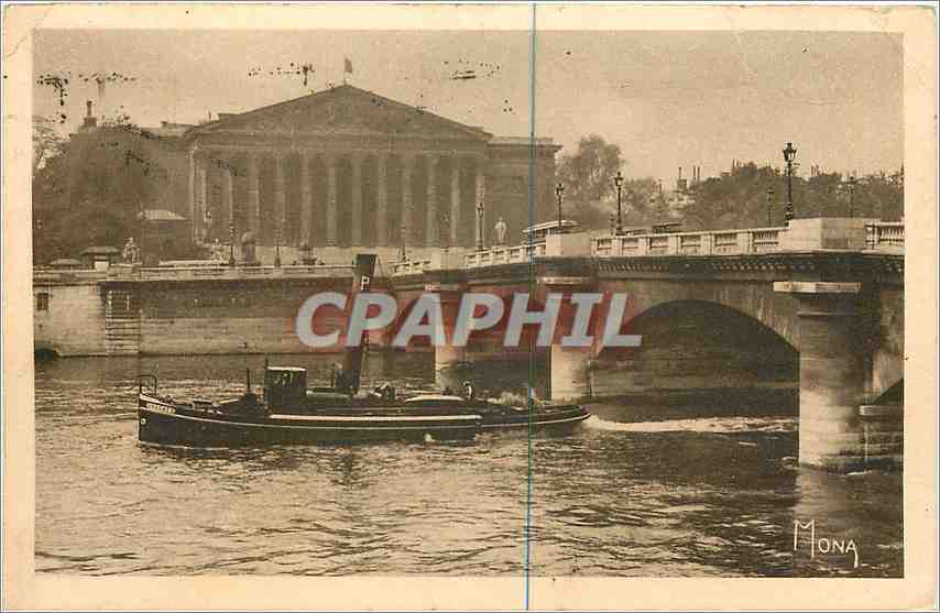 CPA Paris Le Palais Bourbon siege de la Chambre des Deputes 