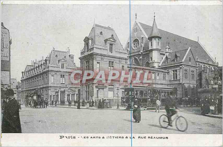 CPA Paris Les Arts Metiers La Rue Reaumur 