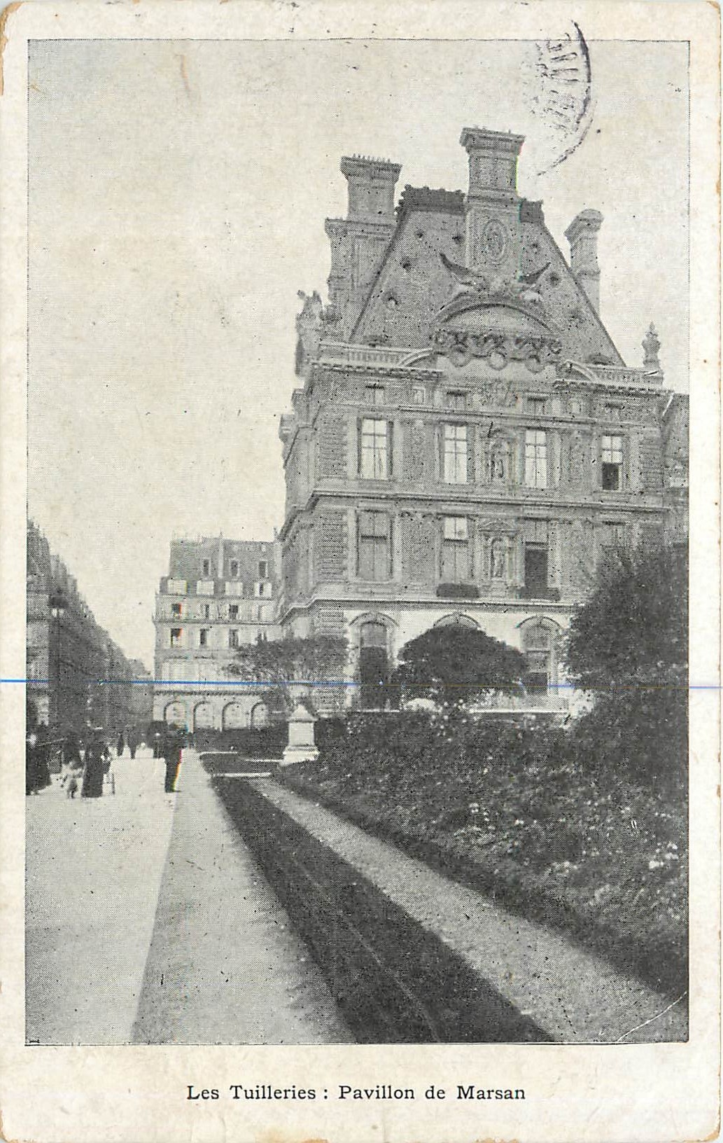 CPA Les Tuilleries Pavillon de Marsan Paris