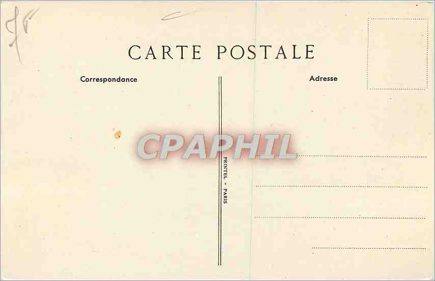 CPA Caisse d'Epargne de Proveyance de Paris  — Verso