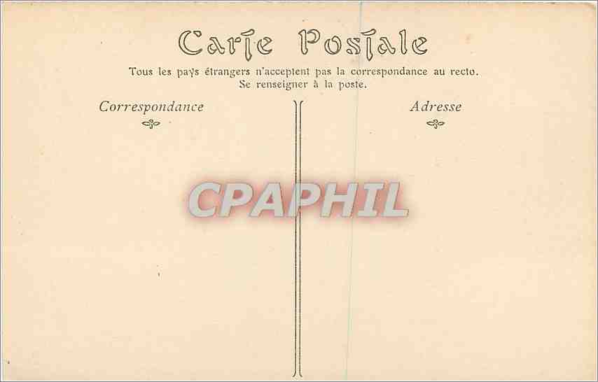 CPA Paris Notre Dame le Tresor  — Verso