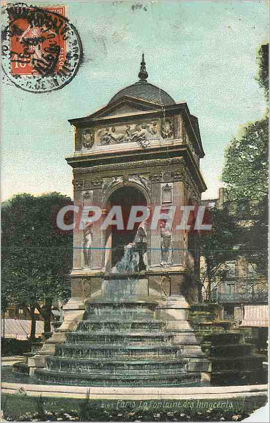 CPA Paris La Fontaine des Innocents 