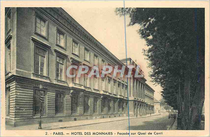 CPA Paris Hotel des Monnaies Facade sur Quai de Conti 