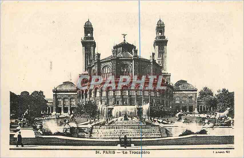 CPA Paris Le Trocadero 