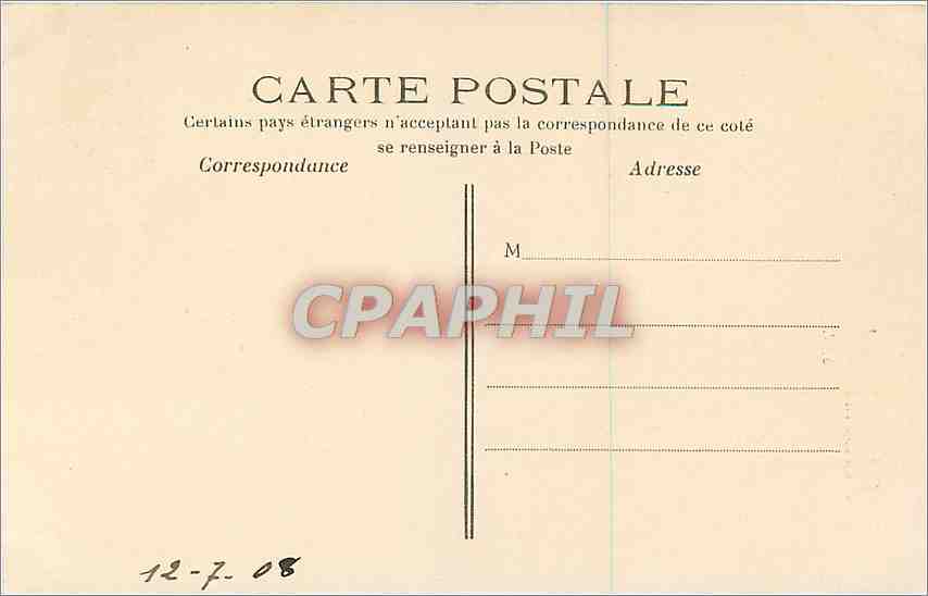 CPA Parc Montsouris Au bord du Lac en Hiver  — Rückseite