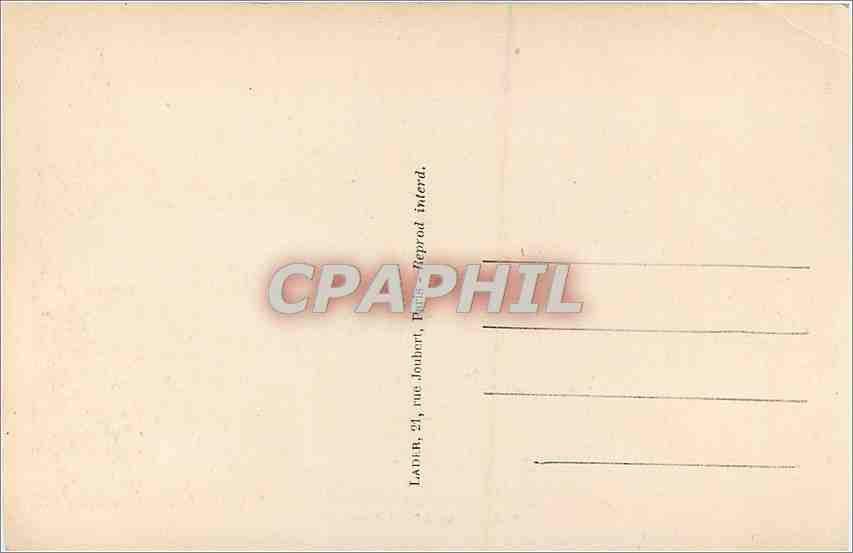 CPA Paris Le Grand Palais  — Rückseite