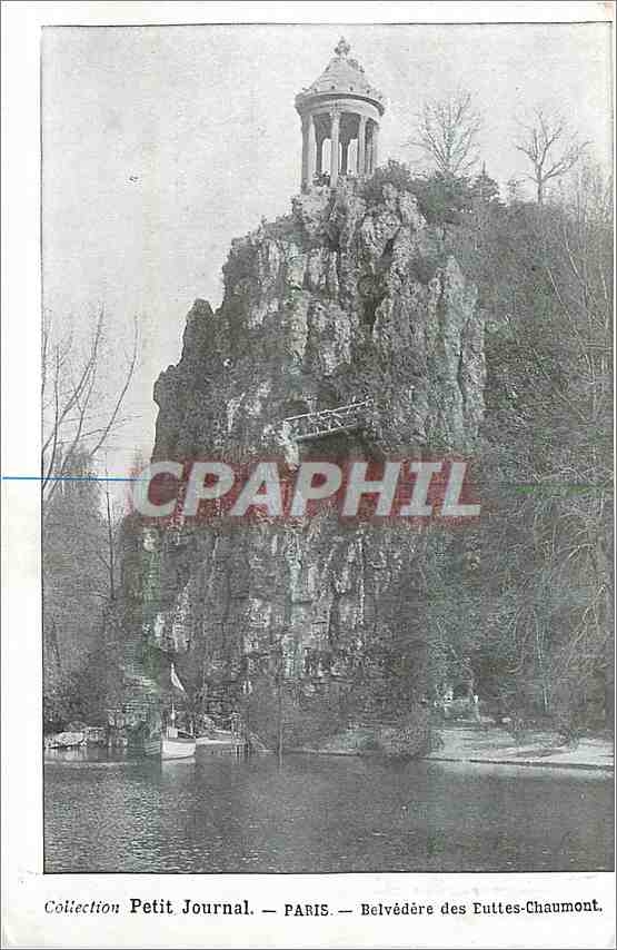 CPA Paris Belvedere des Buttes Chaumont 