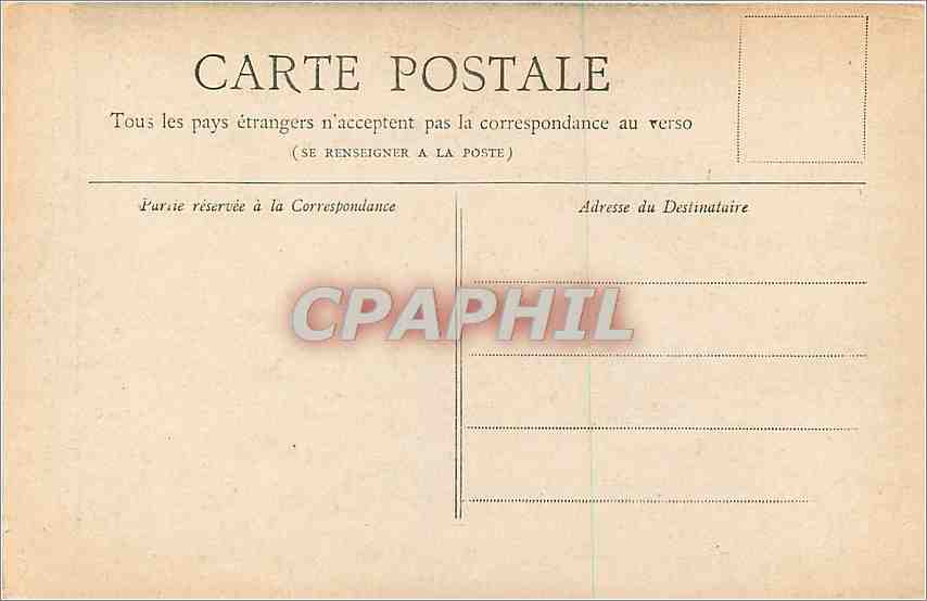 CPA Paris Belvedere des Buttes Chaumont  — Rückseite