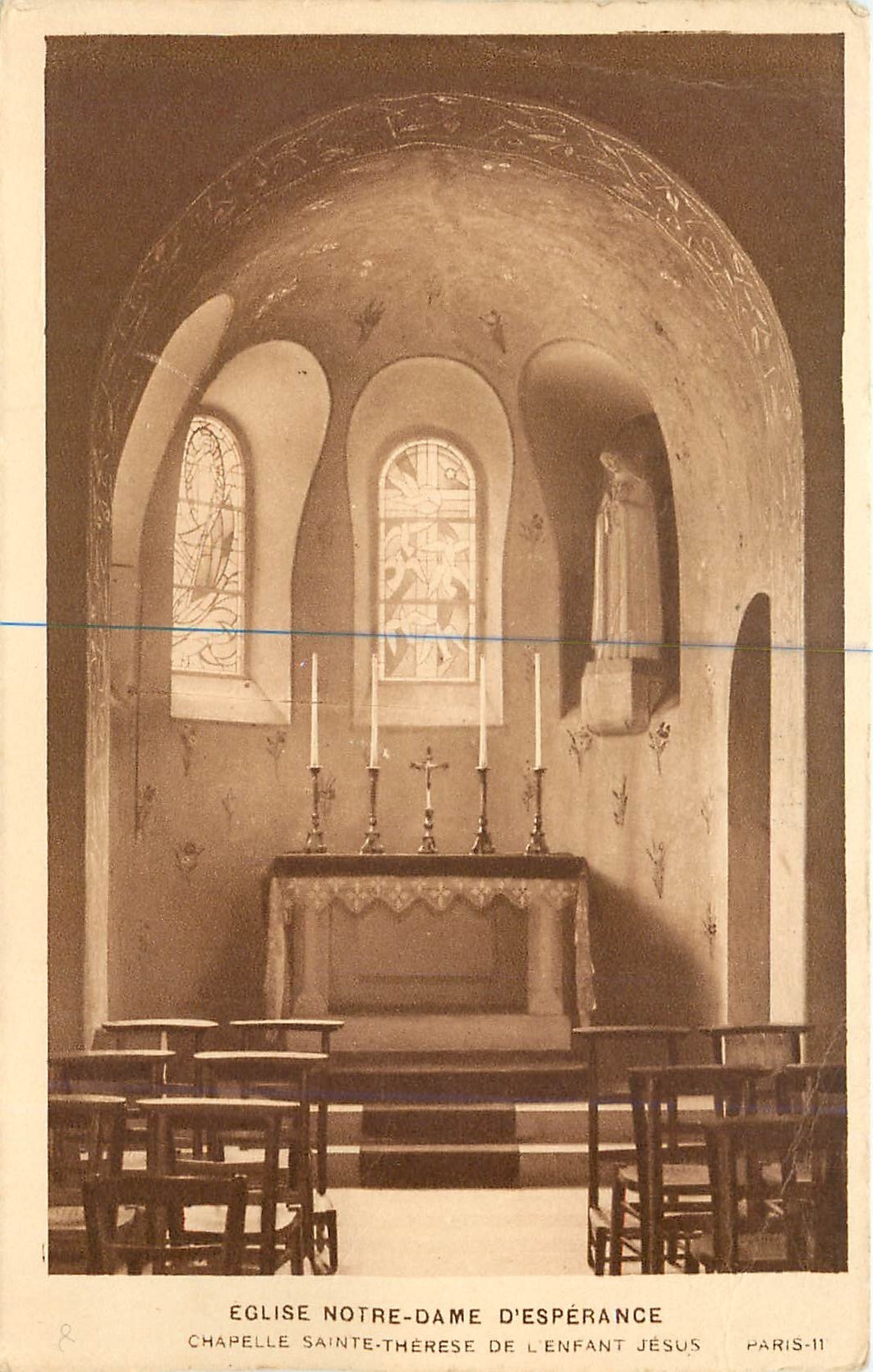 CPA Eglise Notre Dame d'Esperance Chapelle Sainte Therese de l'Enfant Jesus