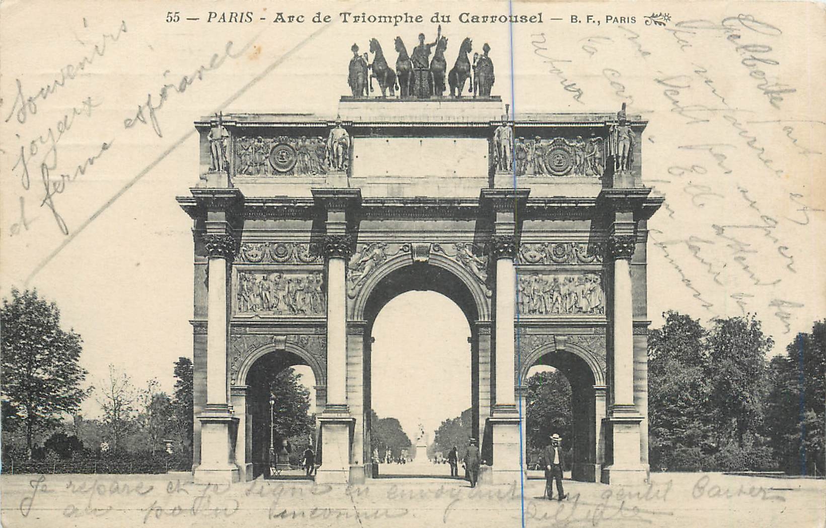 CPA Paris Arc de Triomphe du Carrousel 