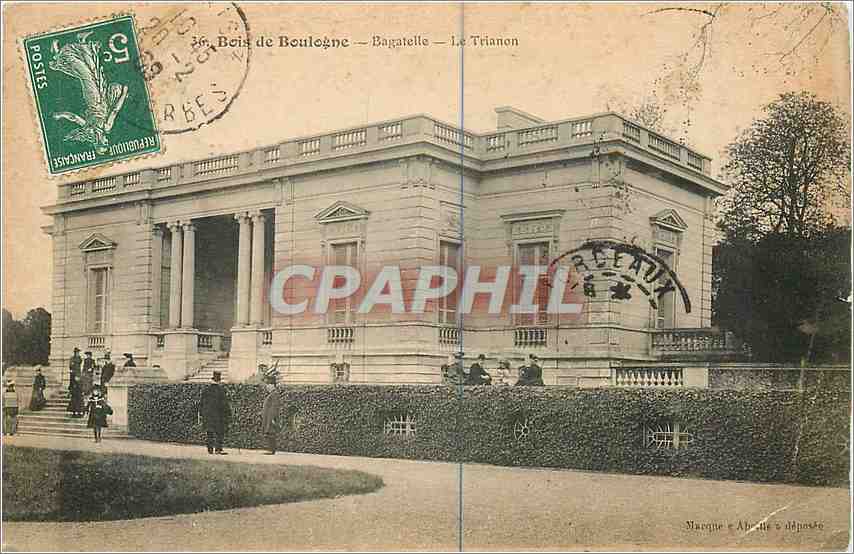 CPA Bois de Boulogne Bagatelle Le Trianon 