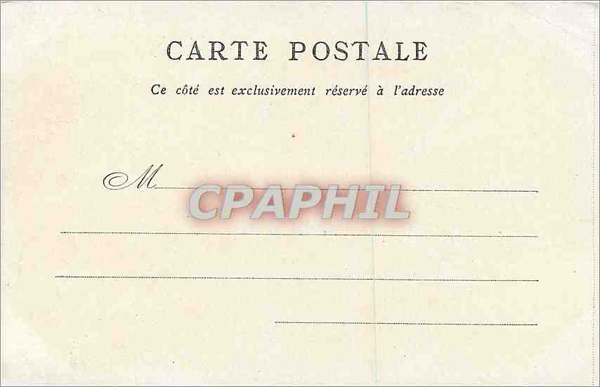 CPA Paris La Grille du Parc Monceau  — Rückseite
