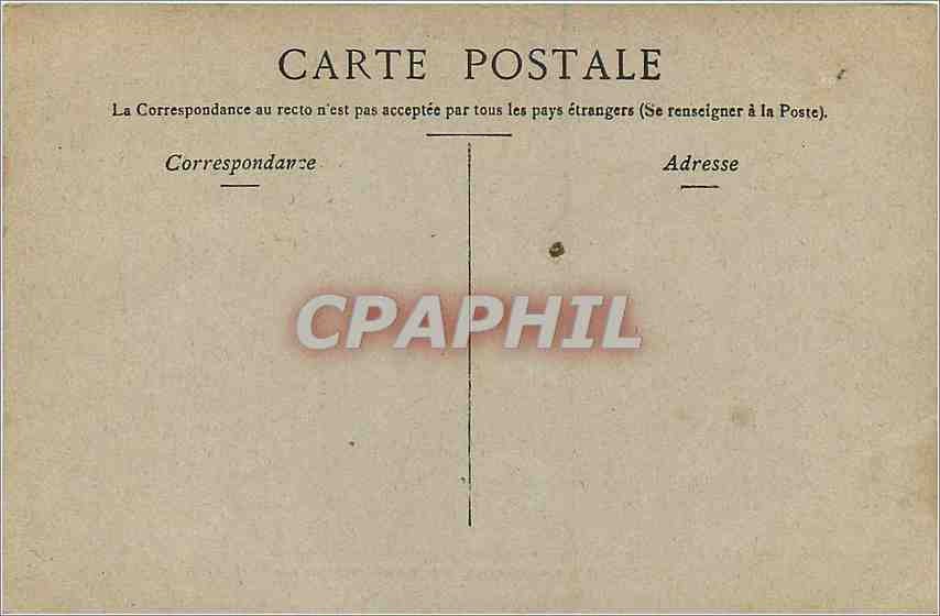 CPA Chambre des Deputes Bibliotheque Ciceron accuse Verres — Rückseite