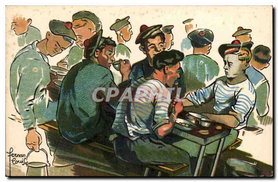CPA Humour illustrateurMarins Marine FErnan louis