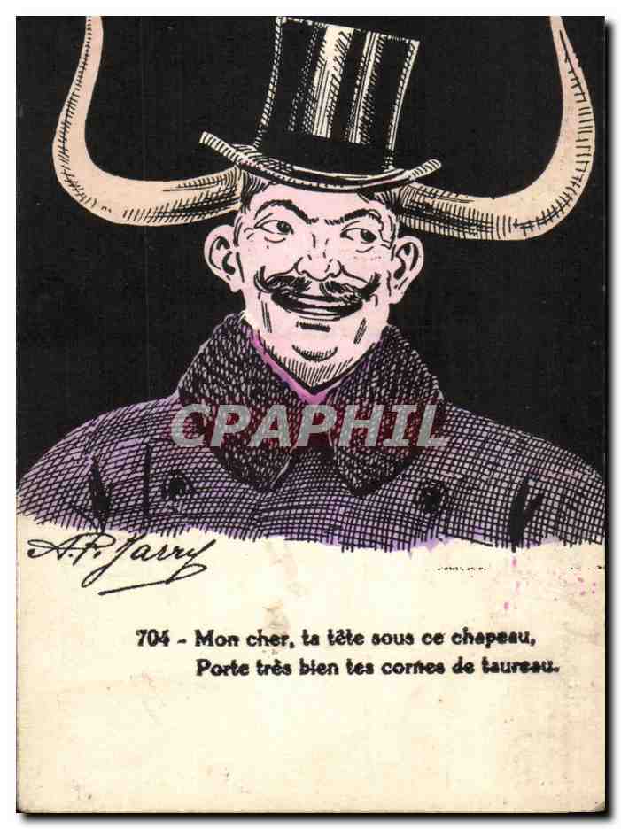 Art Jarrey — Caricature du taureau — n°704