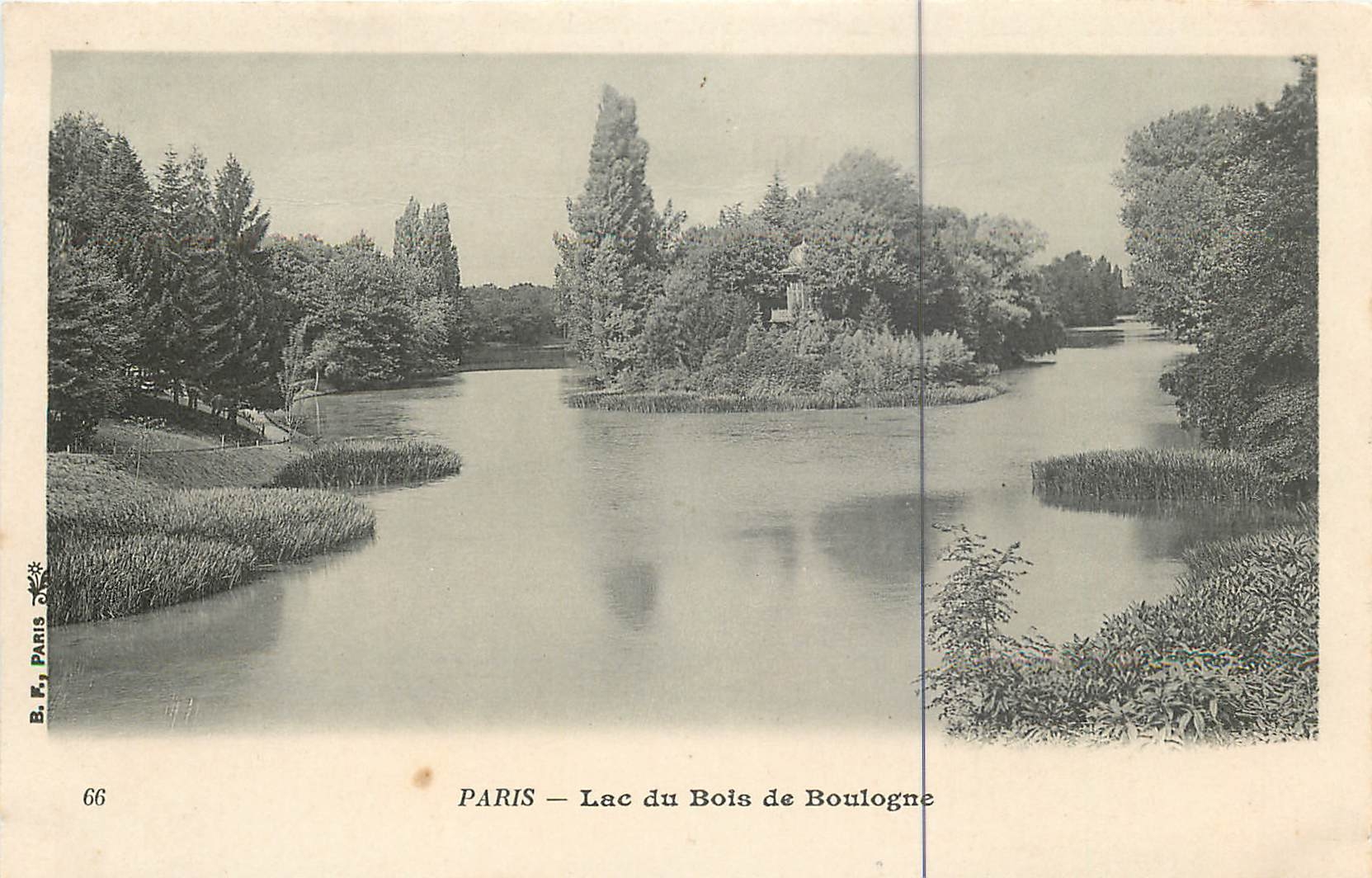 CPA Paris Lac du Bois de Boulogne 