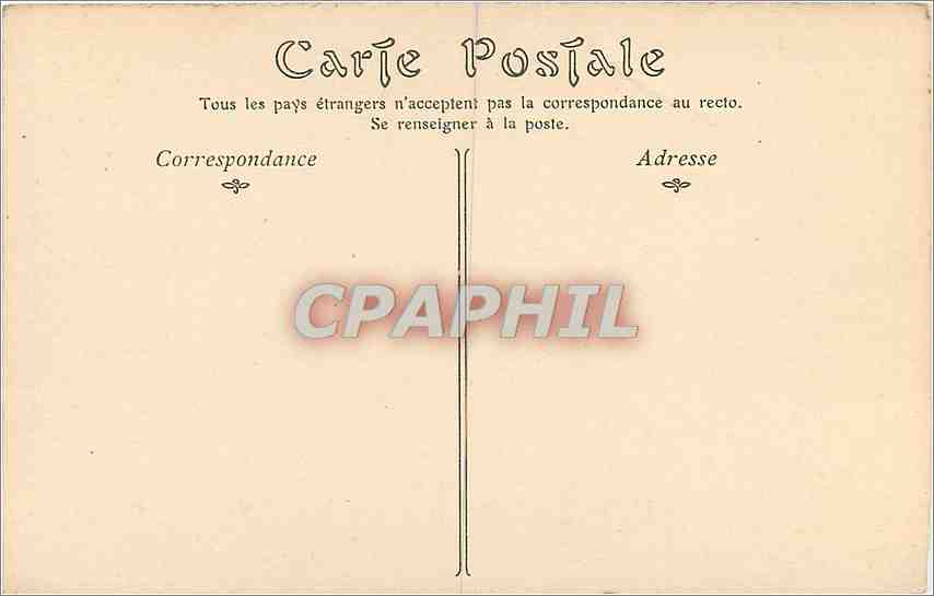 CPA Paris Notre Dame le Tresor Crosse offerte par le cardinal Guilbert — Verso