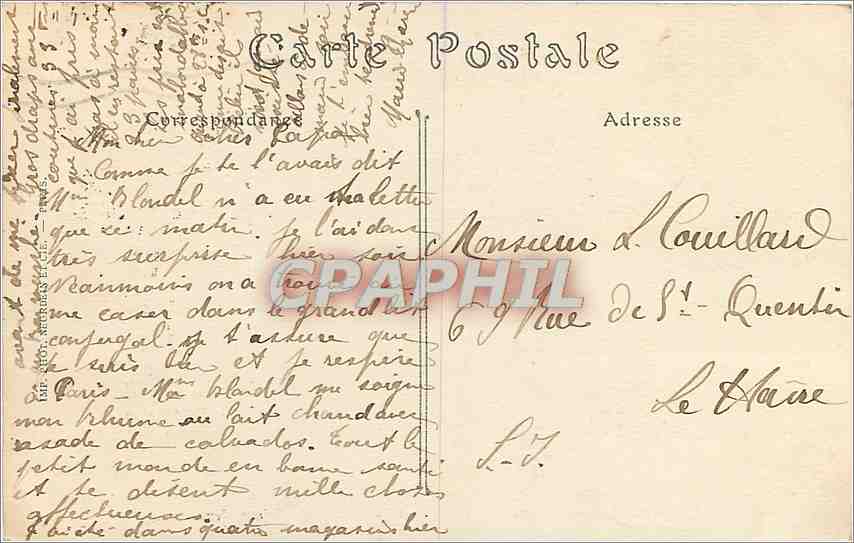 CPA Paris Eglise Saint Etienne du Mont le Jube et la Chasse de Sainte Genevieve  — Rückseite