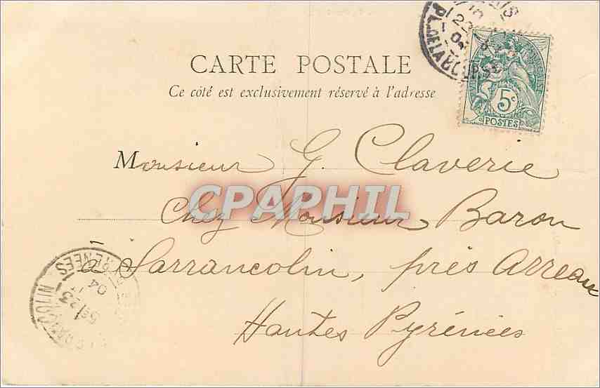 CPA Le Bois de Boulogne en Automne Vers le Pavillon Royal  — Rückseite