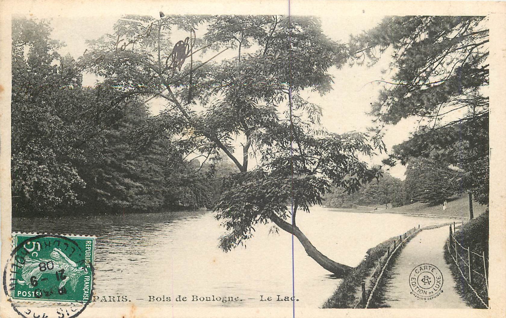 CPA Paris Bois de Boulogne Le Lac 