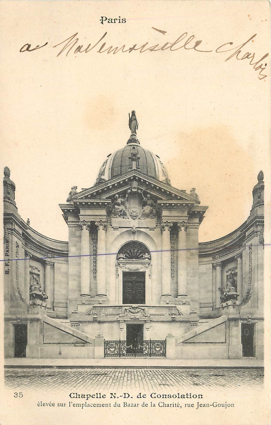 CPA Paris Chapelle ND de Consolation 