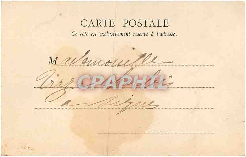 CPA Paris Chapelle ND de Consolation  — Rückseite