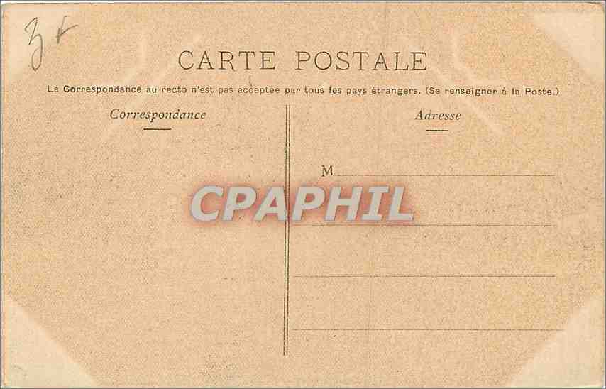 CPA Bois de Boulogne Lac de Longchamp Moulin — Rückseite