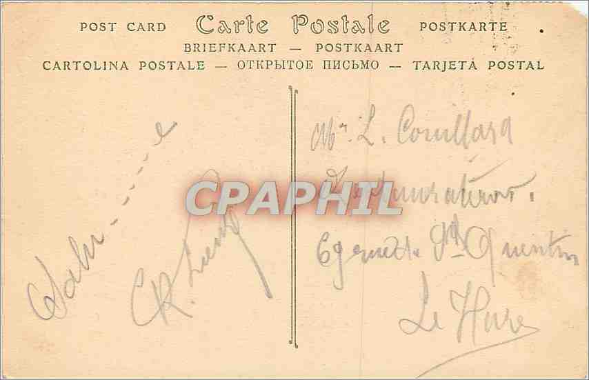 CPA Paris L'Opera La Danse groupe de Carpeaux  — Rückseite