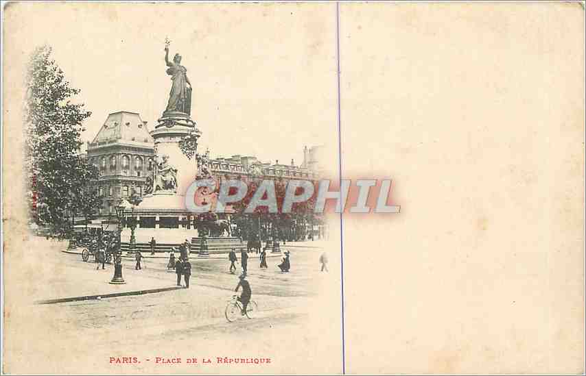 CPA Paris Place de la Republique 