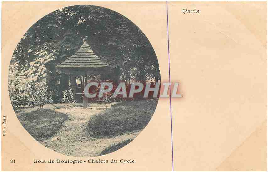 CPA Paris Bois de Boulogne Chalets du Cycle 