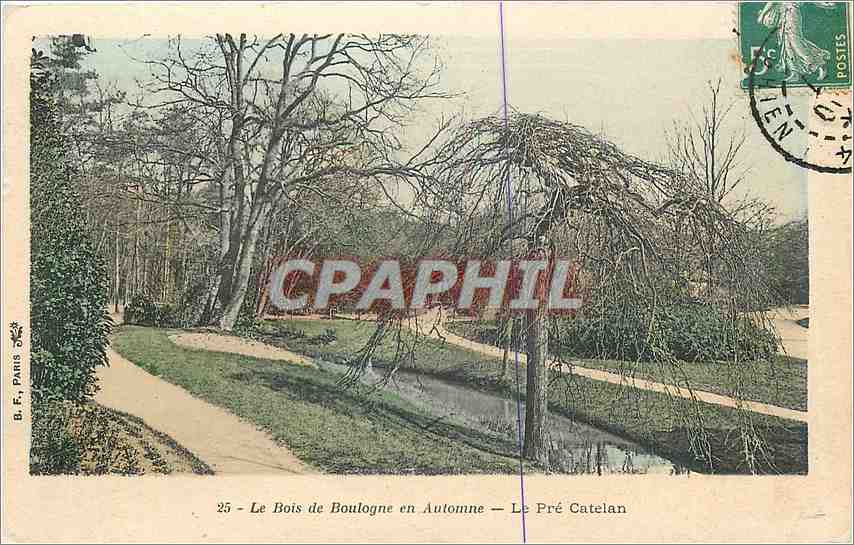 CPA Le Bois de Boulogne en Automne Le Pre Catelan 