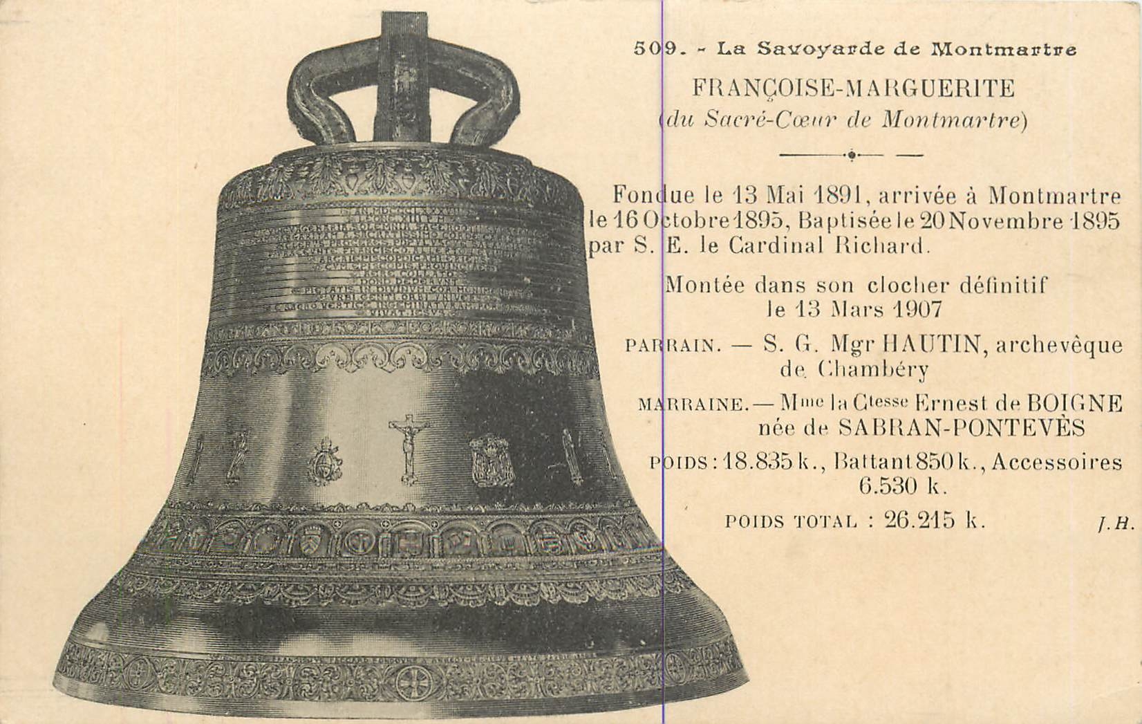 CPA La Savoyarde de Montmartre Cloche Paris