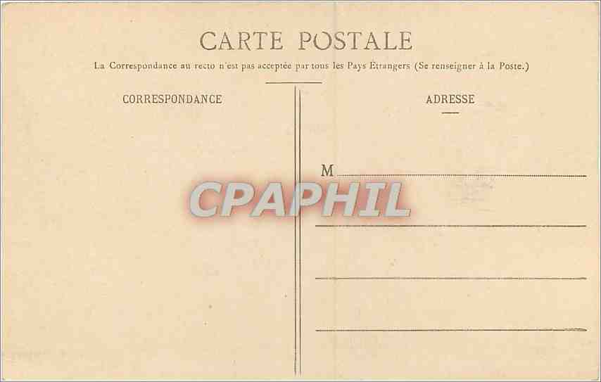 CPA La Savoyarde de Montmartre Cloche Paris — Rückseite