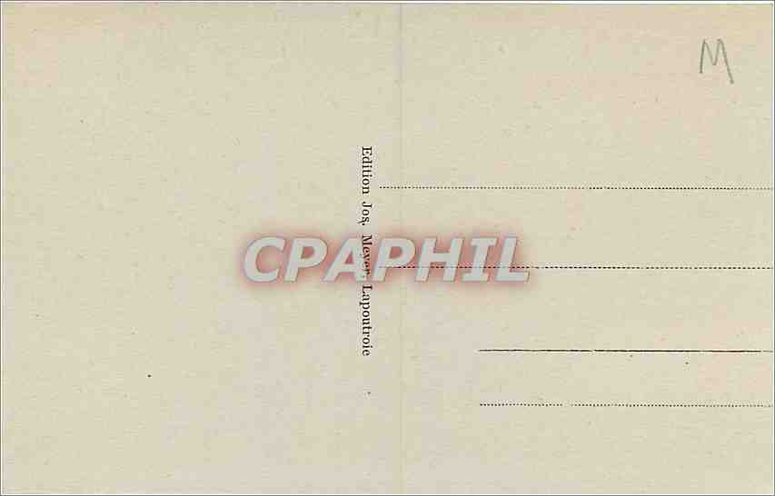 CPA Hautes Vosges Le Linge Lingekopf Militaria — Verso