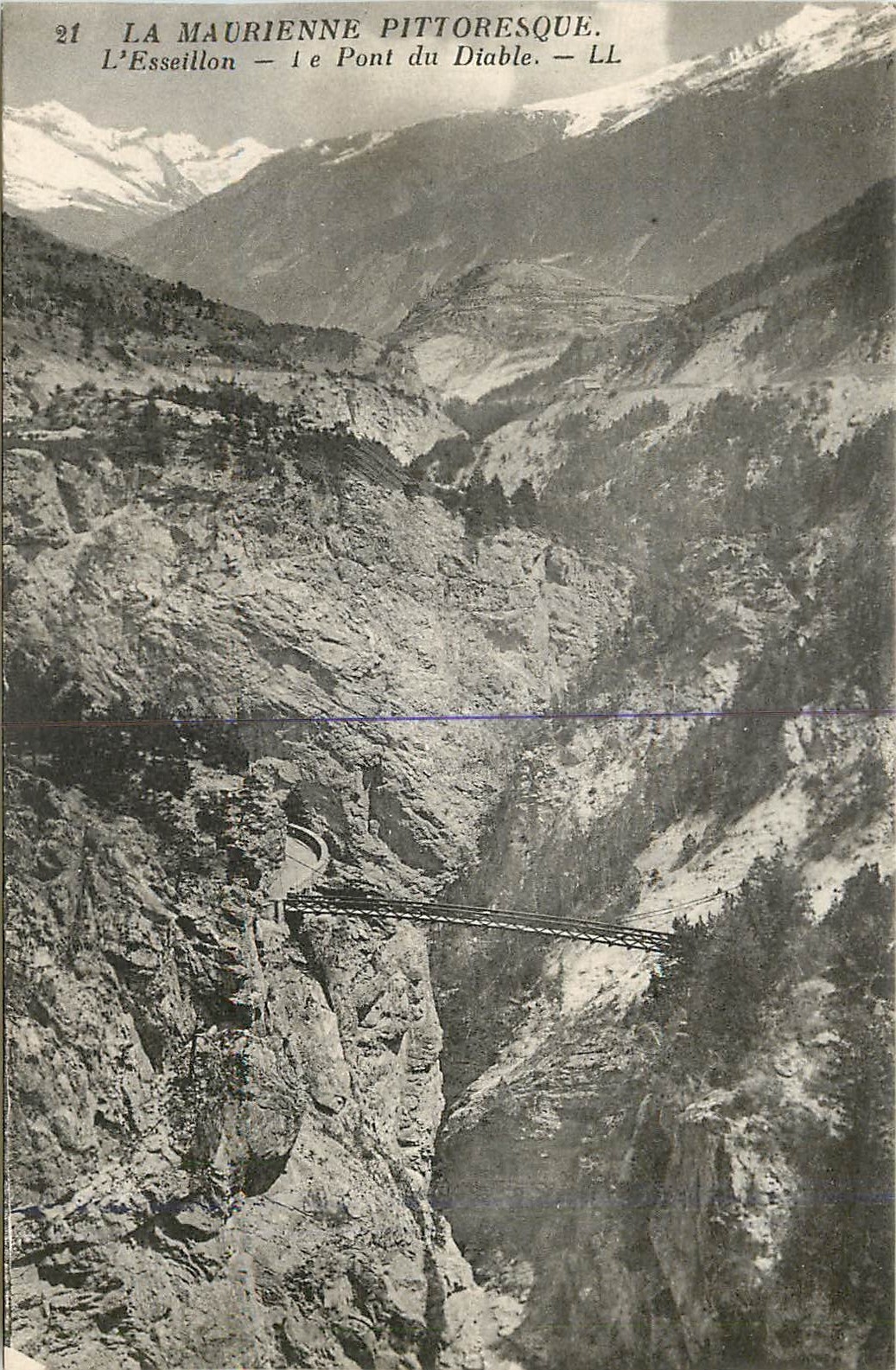 CPA La Maurienne Pittoresque L'Esseillon Le Pont du Diable 