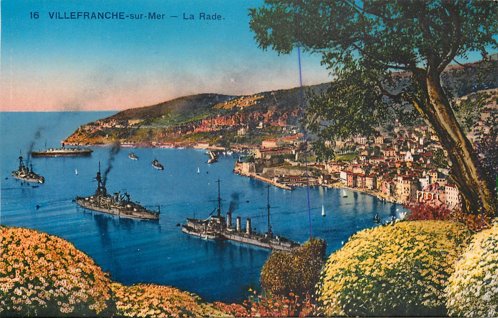 CPA Villefranche sur Mer La Rade 