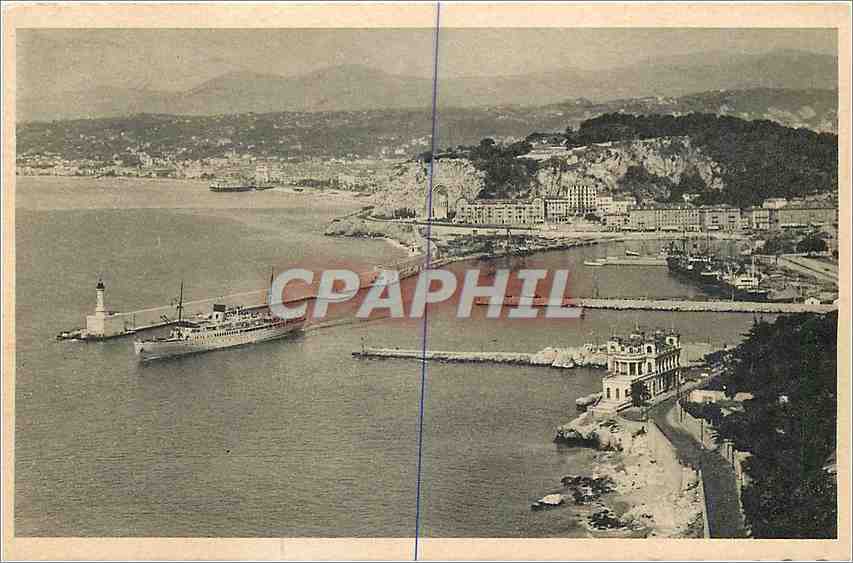 CPA Cote d'Azur Artistique Nice Promenade au Mont Boron 