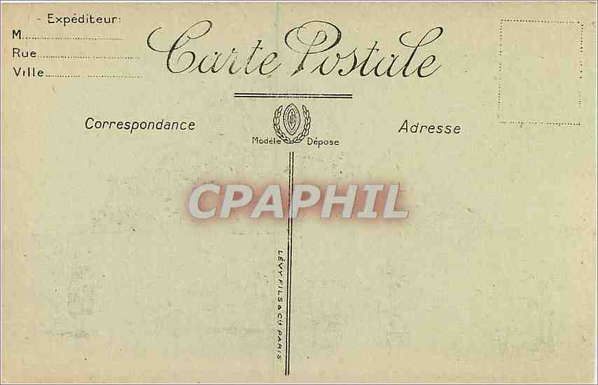 CPA Le Mont Saint Michel Le Cote Sud et la Digue  — Verso