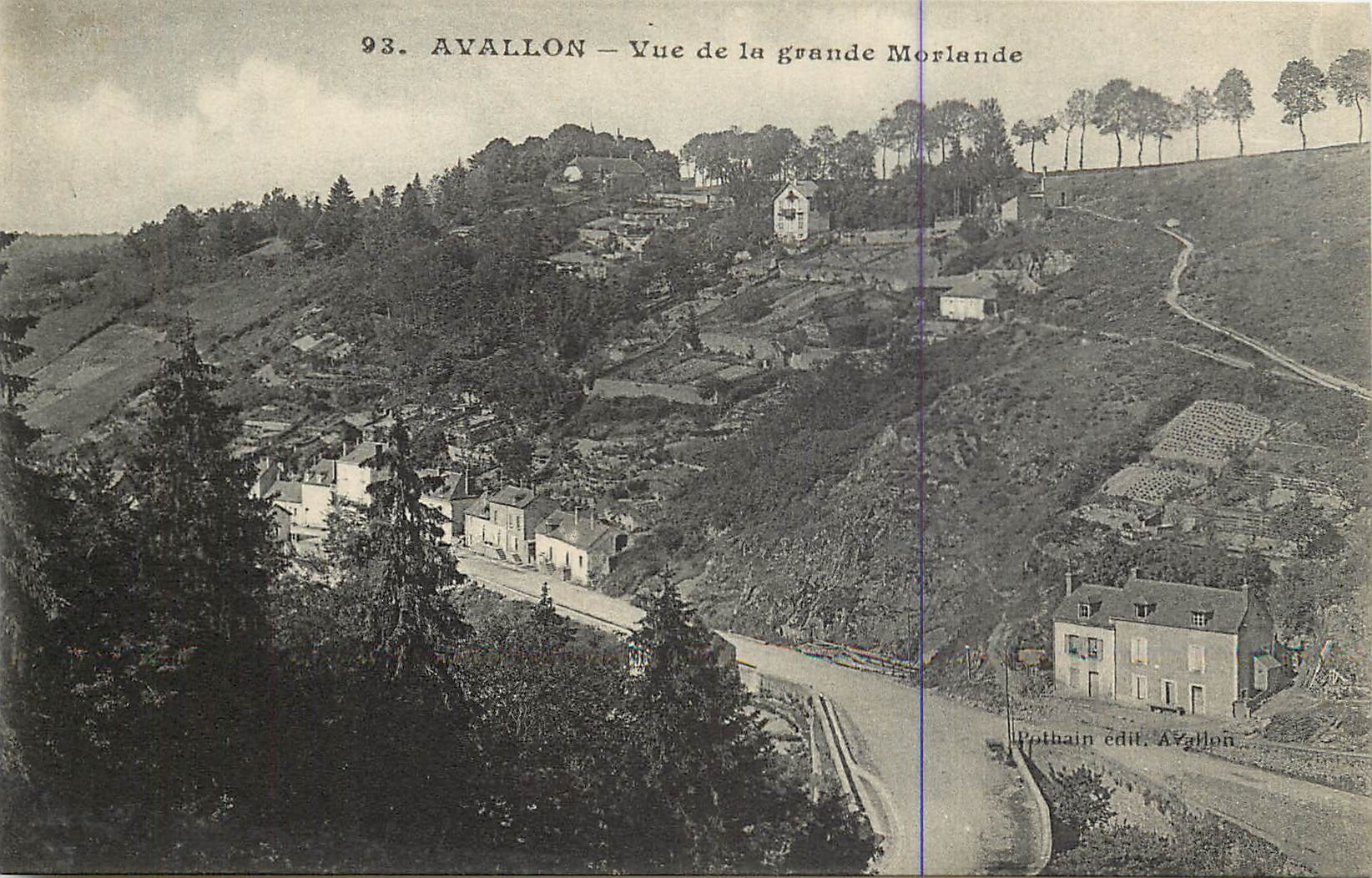 CPA Avallon Vue de la grande Morlande 