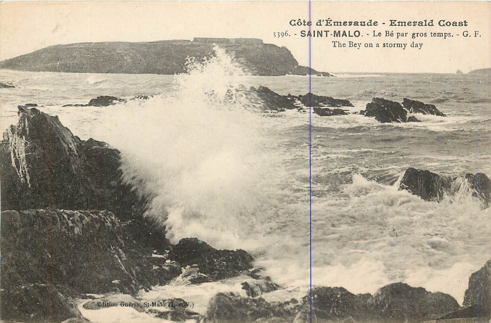 Côte d'Émeraude - Emerald Coast — Saint-Malo — Édition Guérin, St-Malo (L.-et-W.)