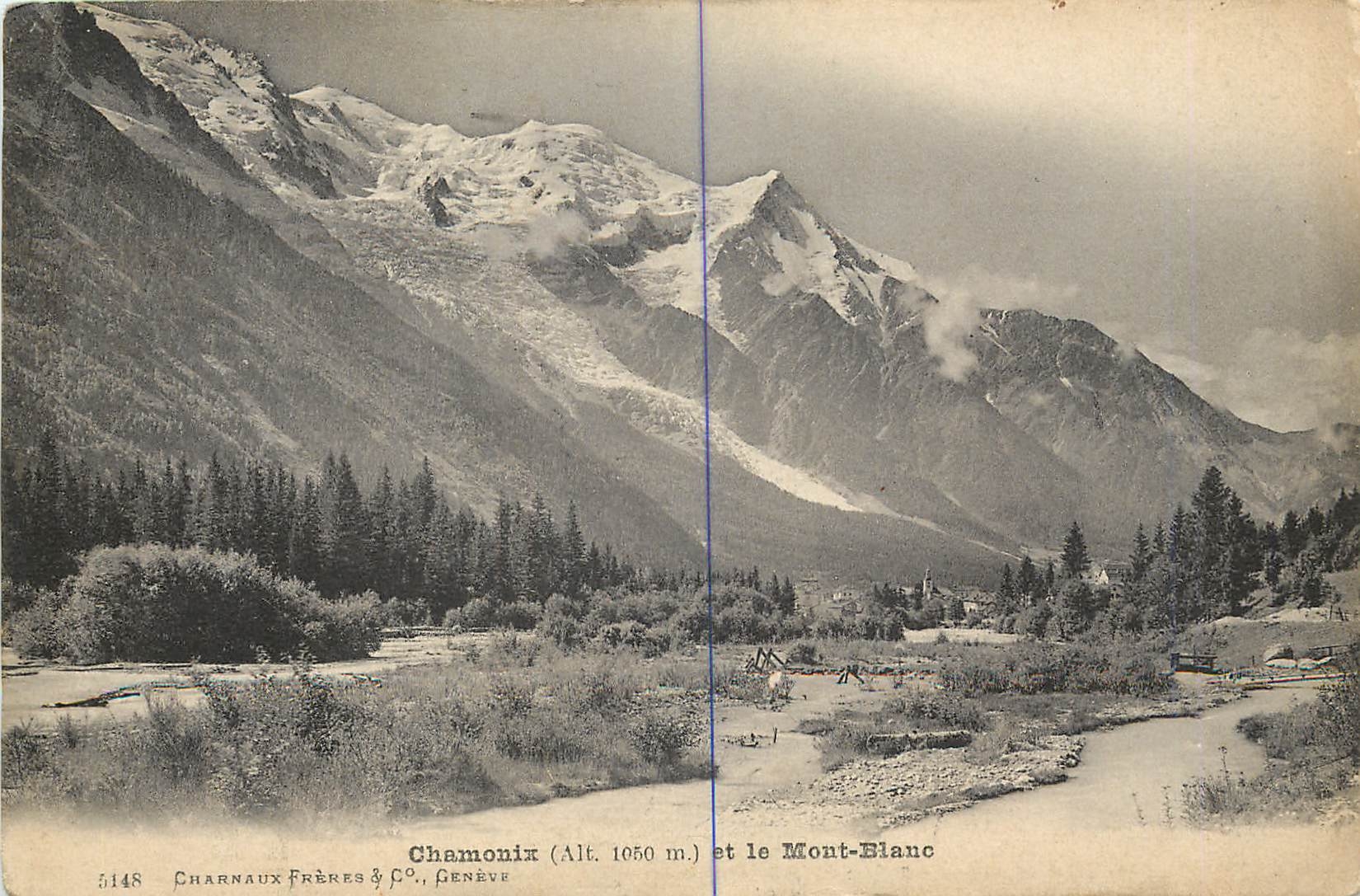 CPA Chamonix et le Mont Blanc 
