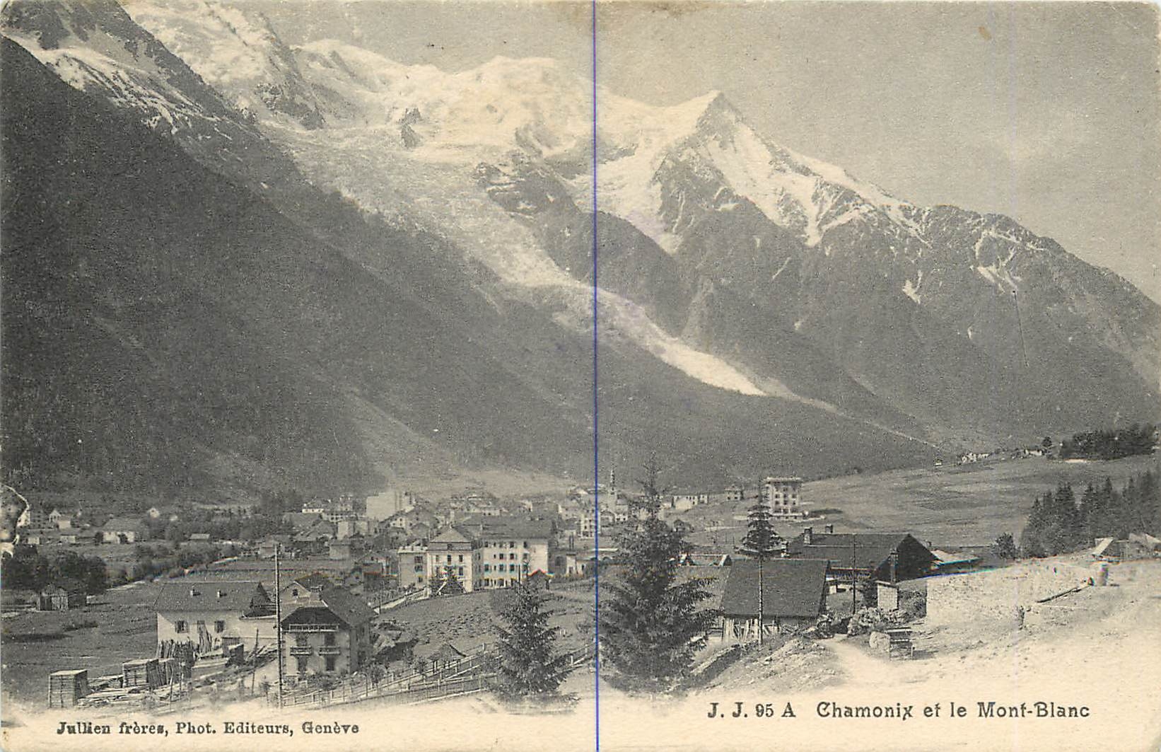 CPA Chamonix et le Mont Blanc 